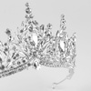 DIADEM Korona Tiara MISS GLOW ŚLUBNY srebrny cyrkonie KRYSZTAŁY