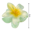 KLAMRA KWIAT szczęka duża SPINKA do włosów kwiatek Kwiat Plumerii HAWAJSKA