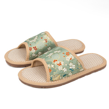 KAPCIE damskie Alessio domowe KWIATY Lekkie Miękkie FOLK r. 36-37