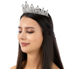OZDOBA do włosów KORONA wieczorowa diadem cyrkonie TIARA ślub