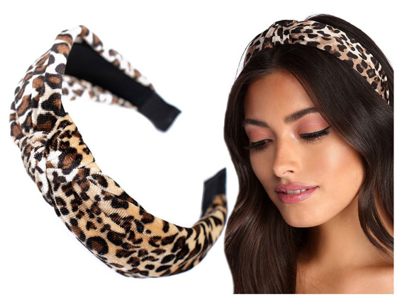 OPASKA DO WŁOSÓW węzeł PANTERKA pin up TURBAN