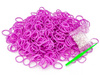 GUMKI ZESTAW LOOM BAND 600 szt. - CE - FIOLET