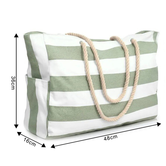 TOREBKA DAMSKA na ramię TORBA duża BOHO shopper pojemna PLAŻOWA