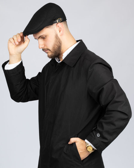 KASZKIET Męski Alessio Stylowy Elegancki FLAT CAP Jesień Zima Czapka RETRO