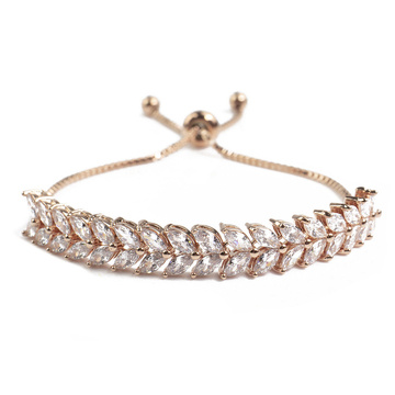 Bransoletka STAL SZLACHENTA POZŁACANA rose gold