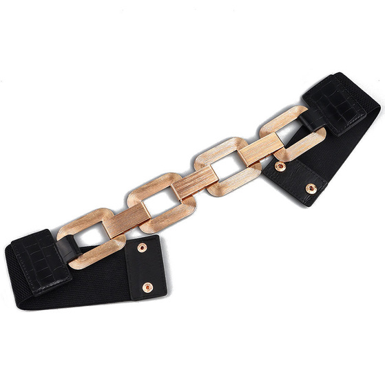 PASEK damski szeroki ELASTYCZNY PAS gumowy