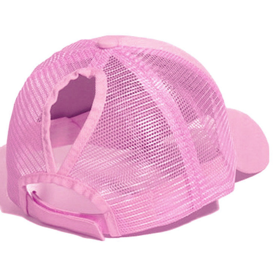 Czapka z daszkiem NA KUCYK bejsbolówka damska z siatką