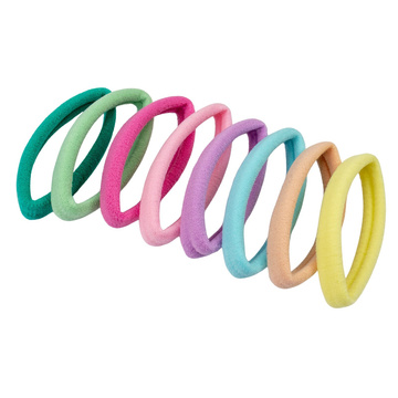 Zestaw gumek GUMKI kolorowe 8 sztuk frotki