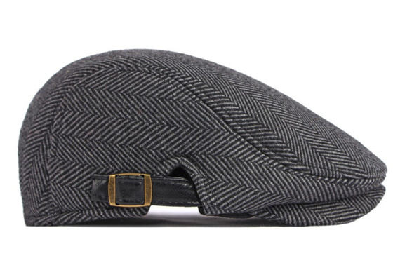 KASZKIET Męski Alessio Stylowy Elegancki FLAT CAP Jesień Zima Czapka RETRO