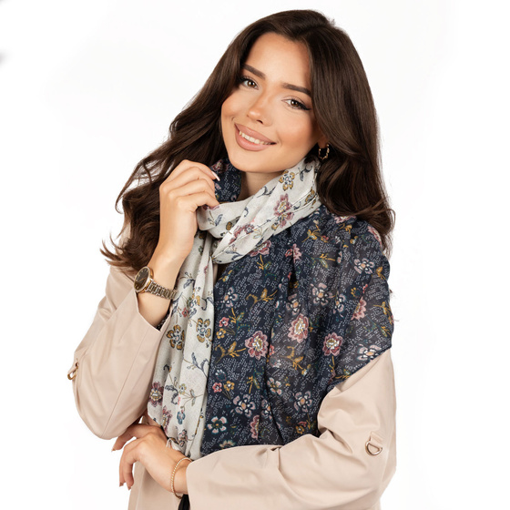 CHUSTA Damska SZAL SZALIK Alessio na SZYJĘ na GŁOWĘ chustka LEKKA ZWIEWNA