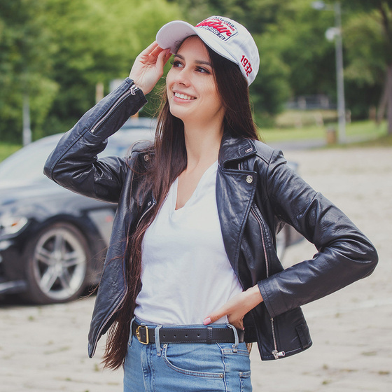 Kaszkietówka czapka Z DASZKIEM sportowa BEJSBOLÓWKA damska męska