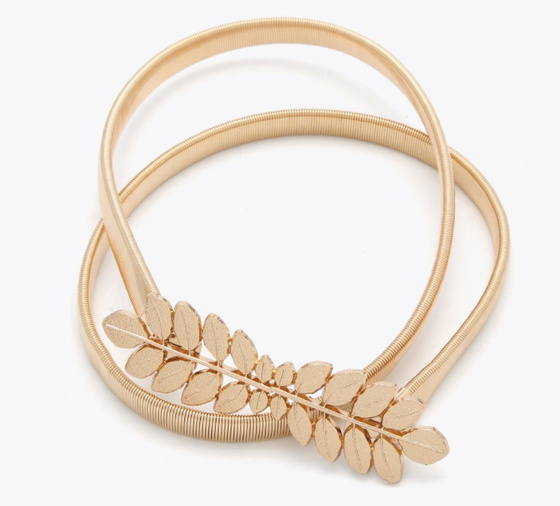 PASEK sprężynka damski ELASTYCZNY do sukienki