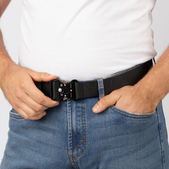 PASEK pas PARCIANY TAKTYCZNY QR mocny MĘSKI do SPODNI SURVIVAL