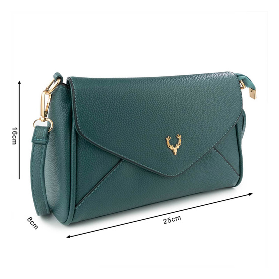 Alessio TOREBKA Damska CROSSBODY KOPERTÓWKA LISTONOSZKA na ramię PASEK