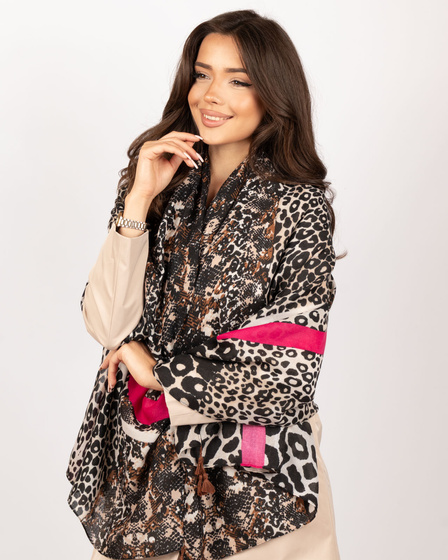 CHUSTA Damska SZAL SZALIK Alessio na SZYJĘ na GŁOWĘ chustka LEKKA ZWIEWNA