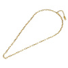 Naszyjnik STAL SZLACHETNA POZŁACANA delikatny