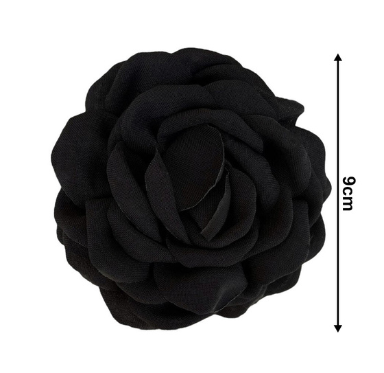 SPINKA ozdoba DO WŁOSÓW duża klamra KWIAT klasyczna elegancka