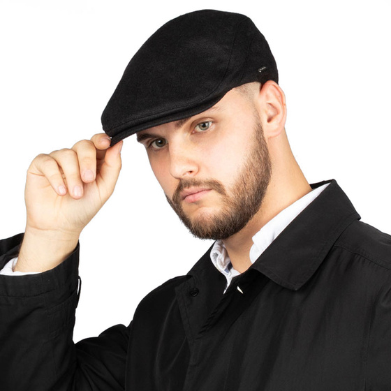 KASZKIET Męski Alessio Stylowy Elegancki FLAT CAP Jesień Zima Czapka RETRO