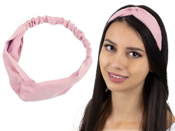 OPASKA DO WŁOSÓW damska na głowę TURBAN na gumce WĘZEŁ