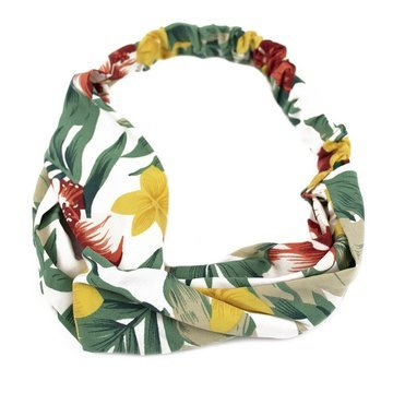 OPASKA DO WŁOSÓW kwiaty NA GUMCE bandamka TURBAN