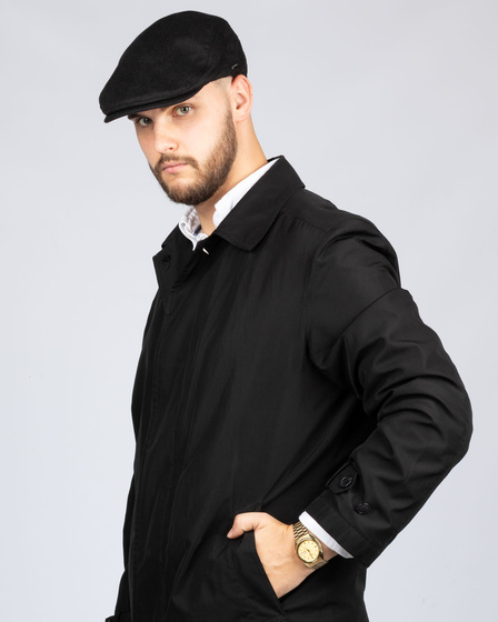 KASZKIET Męski Alessio Stylowy Elegancki FLAT CAP Jesień Zima Czapka RETRO