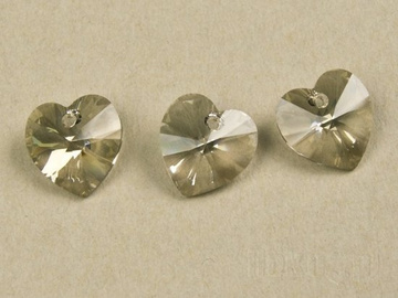 SWAROVSKI SILVER SHADOW  6228 6202 14 mm HEART
