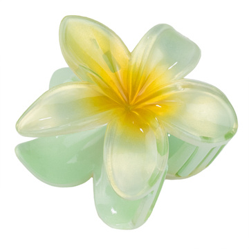 KLAMRA KWIAT szczęka duża SPINKA do włosów kwiatek Kwiat Plumerii HAWAJSKA