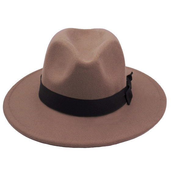 Kapelusz KLASYCZNY panama kokardka FILCOWY damski