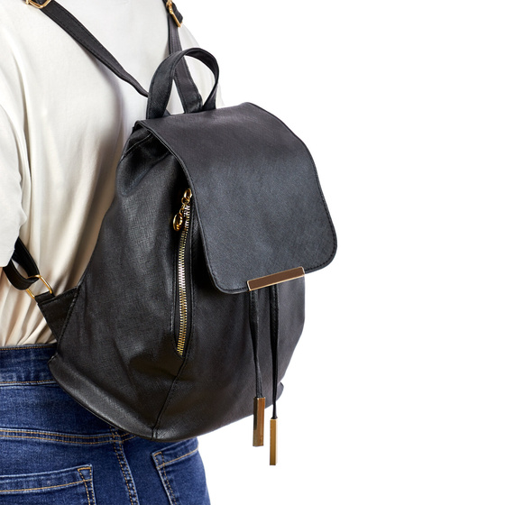 PLECAK damski worek MIEJSKI ELEGANCKI mały MŁODZIEŻOWY