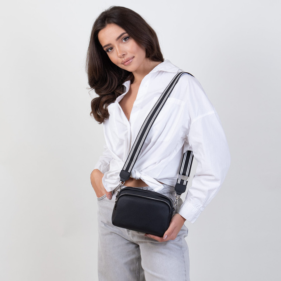 Alessio TOREBKA Damska CROSSBODY LISTONOSZKA KOPERTÓWKA na ramię PASEK