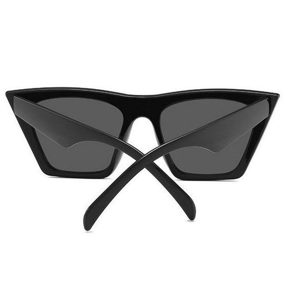 OKULARY DAMSKIE przeciwsłoneczne CZARNE retro