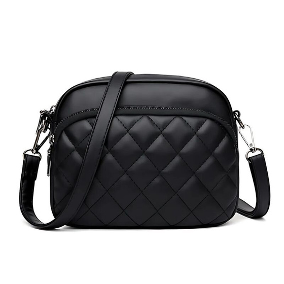 Alessio TOREBKA Damska CROSSBODY PIKOWANA na ramię PASEK QUILTED