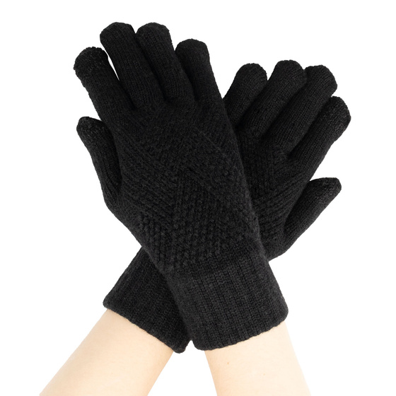 RĘKAWICZKI DAMSKIE Alessio dotykowe do telefonu ciepłe ZIMOWE S/M