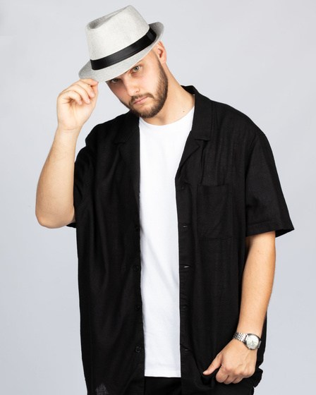 KAPELUSZ Alessio MĘSKI PLECIONY lato HAWANA letni PANAMA rozmiar 59-60