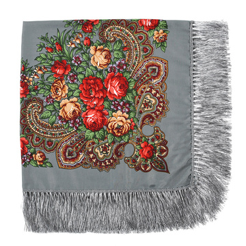 CHUSTA Ludowa Alessio GÓRALSKA Folk KWIATY DUŻA