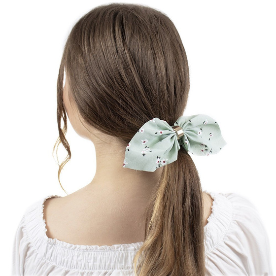 GUMKA do włosów FROTKA apaszka SCRUNCHIES miętowa
