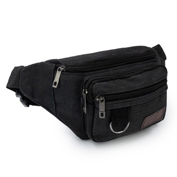 Alessio NERKA Torebka SASZETKA BIODRÓWKA męska POJEMNA z paskiem