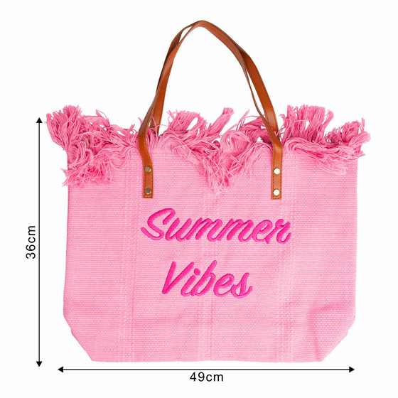 TOREBKA DAMSKA na ramię TORBA duża BOHO shopper pojemna PLAŻOWA