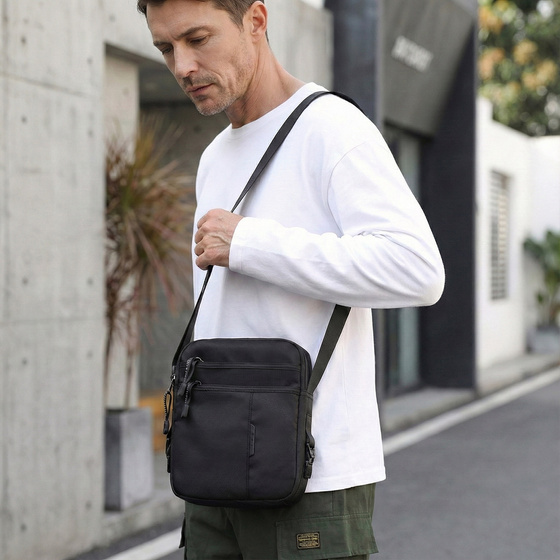 LISTONOSZKA SASZETKA torba na ramię MIEJSKA POJEMNA