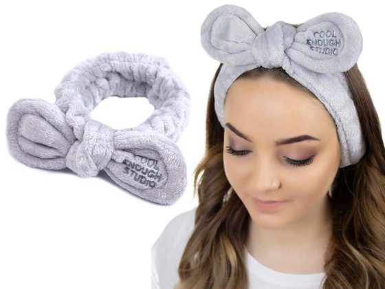 OPASKA do włosów KOSMETYCZNA do makijażu USZY