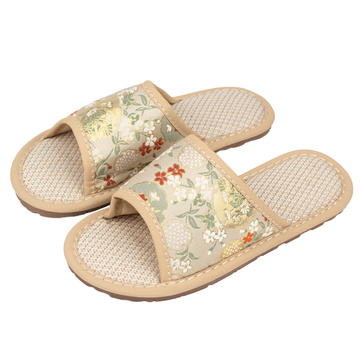 KAPCIE damskie Alessio domowe KWIATY Lekkie Miękkie FOLK r. 36-37