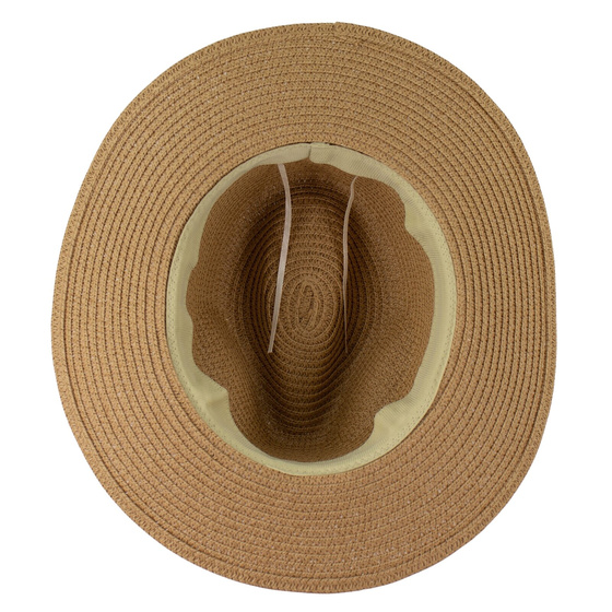 KAPELUSZ fedora letni SŁOMIANY DAMSKI MĘSKI panama SŁOMKOWY pleciony