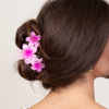 SPINKA szczęka KLAMRA do włosów duża KWIATY kwiatek HAWAJSKA KWIAT PLUMERII