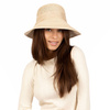 KAPELUSZ DAMSKI Alessio słomkowy boho lato plaża słomiany KOKARDA