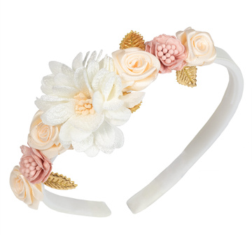 OPASKA DO WŁOSÓW damska ŚLUB kwiaty PANIEŃSKI