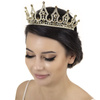 KORONA diadem KRYSZTAŁY tiara ŚLUBNA złota ŚLUB