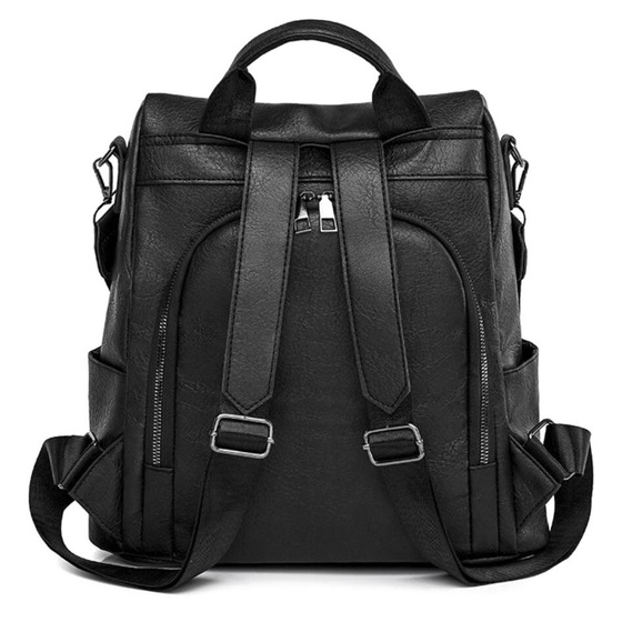 Alessio PLECAK POJEMNY ELEGANCKI MIEJSKI torba / plecak 2w1 ANTYKRADZIEŻOWY