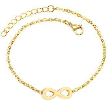 BRANSOLETKA damska STAL SZLACHETNA POZŁACANA