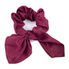 GUMKA DO WŁOSÓW bordowa APASZKA scrunchies FROTKA