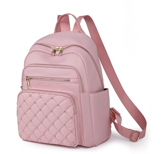 Alessio PLECAK damski POJEMNY miejski szkolny PIKOWANY torba QUILTED